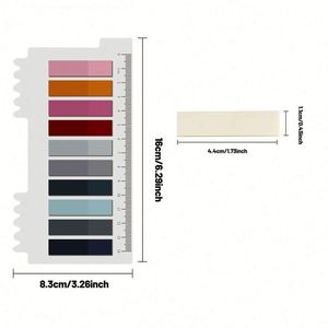 200 Sheets/pad6 Styles Morandi Color Self-Adhesive Paper <b>Memo</b> <b>Pads</b> Students Read Marker Cute Kawaii Office Stationery - Product Image 3