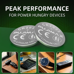 PUJIAMX all'ingrosso 10 pezzi 3V batteria a gettone agli ioni di litio Cr2032 pulsante telecomando pacco di <span class=keywords><strong>batterie</strong></span> al litio in magazzino - Product Image 3