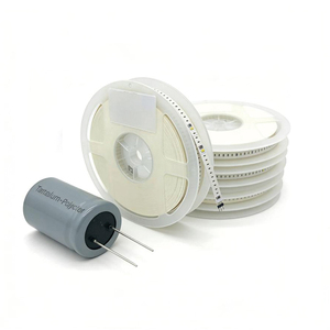 T55D477M007C0025 ซัพพลายเออร์ชิ้นส่วนอิเล็กทรอนิกส์แท้ ตัวเก็บประจุแทนทาลัมโพลีเมอร์ - Product Image 1