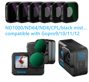 Filtro ND CPL de Difusión Personalizado, Protector para <span class=keywords><strong>Gopro</strong></span> 9 10 11 <span class=keywords><strong>Gopro</strong></span> <span class=keywords><strong>12</strong></span> - Product Image 2