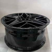 Nouvelles jantes en alliage d'aluminium forgé 6061 T6 Geruida Hyper Black Mesh Design, garantie 6 ans, modèle de modernisation/amélioration S2-00022 18-23