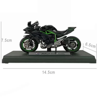 1/18 H2R alliage Sport moto modèle moulé sous pression en métal véhicule moto Collection Simulation modèle jouets pour adultes enfants cadeau