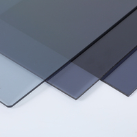 Panneaux de toiture en plastique PC, auvents, verres anti-UV, feuilles de polycarbonate solides incassables, transparentes
