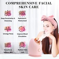 Diffuseur facial hydratant compact et portable à pulvérisation thermique transfrontalière pour soins de beauté