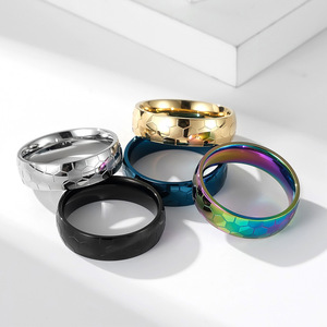 Popular yunnique sports jewelry, World Cup football <b>titanium</b> steel <b>rings</b> for men and women, fan club match souvenir - Product Image 2