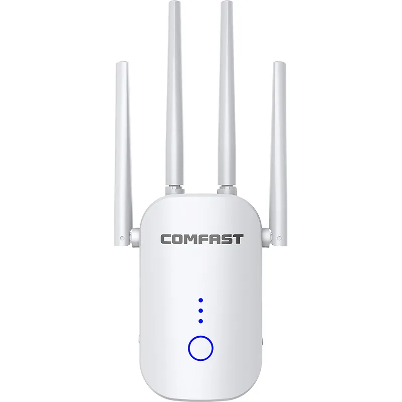 Comfast Nuevo 1200Mbps Full WiFi Cobertura Extensor de red de largo alcance Repetidor inalámbrico de banda dual