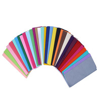 Papier de soie coloré pour cadeaux, 14g, 10 feuilles, pour emballage cadeau, sacs cadeaux pliés, décoration, papier de soie pour emballage cadeau
