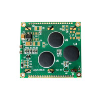Layar Biru STN 2 Inci 54X50mm Berkualitas Tinggi Modul LCD 5V Kelas Industri Dot Matrix COB 12864D