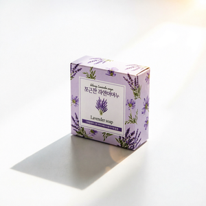 สบู่ลาเวนเดอร์ 100 กรัม สูตร K Beauty สำหรับการดูแลผิวประจำวัน เหมาะสำหรับทุกสภาพผิว - Product Image 1