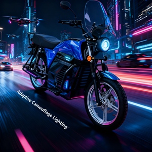 Moto pour adultes avec batterie au lithium 72V, moteur de 5000W et capacité de charge super puissante, vitesse 80-120 km/h - Product Image 4