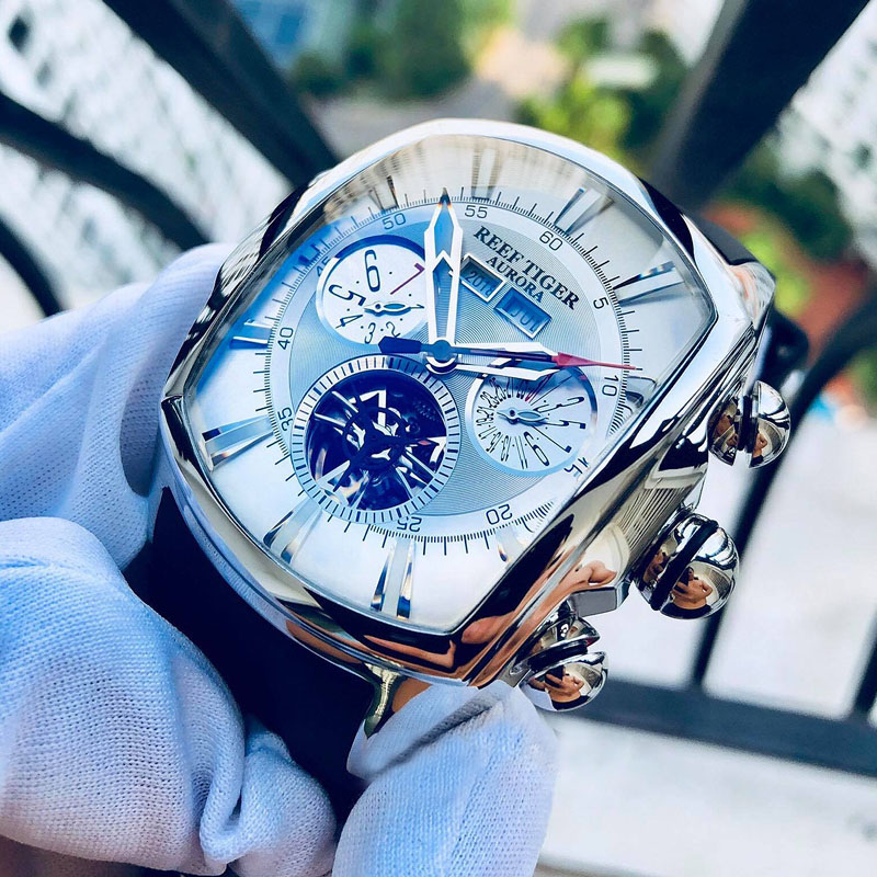 Reef Tiger RGA3069 - Luxury Mechanical Tourbillon Watch