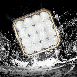 12V 24V 48w סופר בהיר כיכר חירום משאית offroad רכב led עבודת אור - Product Image 6
