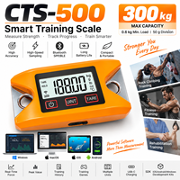 Timbangan Latihan Panjat Tebing Pintar CTS-500 300kg Pengukur Gaya Digital 320Hz Penguji Kekuatan Perangkat Lunak Pelatihan OEM/ODM Paduan Aluminium