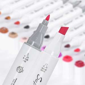 Marqueurs pour tissu, stylos permanents, 36 couleurs, double pointe, pigment riche, peinture fine pour tissu, graffiti - Product Image 2