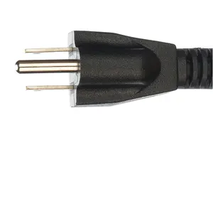 USA 3Pin 1.2m 1.8m 2m 3mPlug Power Cord 3-Pin Extension Cord for Outdoor Home Use electrical supplies