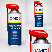 XMC 1240 Huile Pénétrante Intelligente Anti-rouille et Dégraissant en Spray 450ml Élimine les Bruits de Frottement pour Usage Industriel