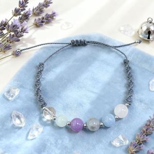Bracelet en pierre naturelle avec perles de verre colorées, thérapie par les cristaux, design personnalisé, soutien pour les grossistes, réduction de prix en gros - Product Image 1