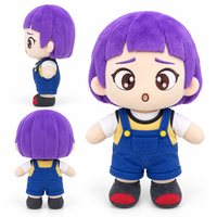 Promotion : Peluche personnalisée brodée, jouet en peluche doux, poupée humaine, mascotte avec rembourrage en coton PP, logo personnalisé, cadeau sur mesure