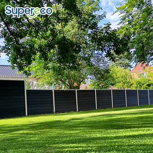 Thế hệ mới ngoài trời Vườn trang trí hàng rào tấm nhựa xử lý nhiệt WPC <span class=keywords><strong>Composite</strong></span> nổi co-đùn riêng tư cho - Product Image 2