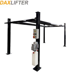 Elevador de Autos Hidráulico de 4 Postes, Doble Plataforma, Seguro, Inteligente y Económico - Product Image 4