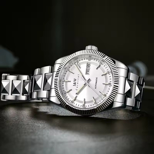 Montre mécanique de luxe pour homme CARNIVAL en acier inoxydable, automatique, étanche 50M, verre saphir, style business - Product Image 2