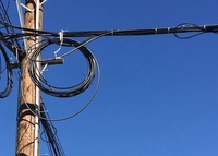 JIAJIE Venta caliente Autoportante Aérea Overhead Air Figure 8 Modelo Cables ópticos Cable de fibra óptica de modo único para exteriores