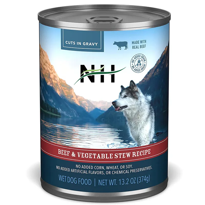 OEM/ODM Delicious Canned Cat Nass futter aus echtem Rindfleisch in Soßen futter in Dosen