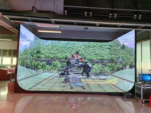 Trong nhà trung tâm vận chuyển cong màn hình <span class=keywords><strong>LED</strong></span> P2 p2.5 P3 sân khấu ngoài trời mềm <span class=keywords><strong>LED</strong></span> Video tường tùy chỉnh linh hoạt <span class=keywords><strong>LED</strong></span> hiển thị bảng điều chỉnh - Product Image 3