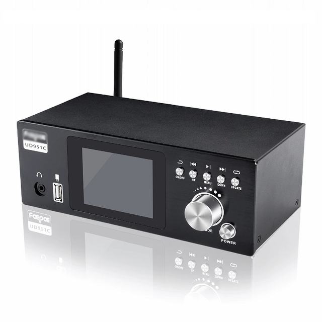 UD951C DSD Digital turntable DTS Dolby 5.1 audio decoder 5.8G Wireless surround ES9038PRO