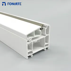 Fonirte UPVC Profiles With 80mm Series For Sliding And Casement Windows Doors White Black Colorful Upvc Profile Manufacture