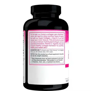 Hoge Absorptie Vitamine C Gezond Supplement Custom Huid Whitening Collageen Tabletten Voor Haar Huid Nagels Multi Collageen