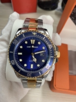 Montre mécanique automatique de haute qualité avec logo personnalisé 5A TOP, logo personnalisé carré, saphir, montre-bracelet pour homme, montre de créateur pour homme