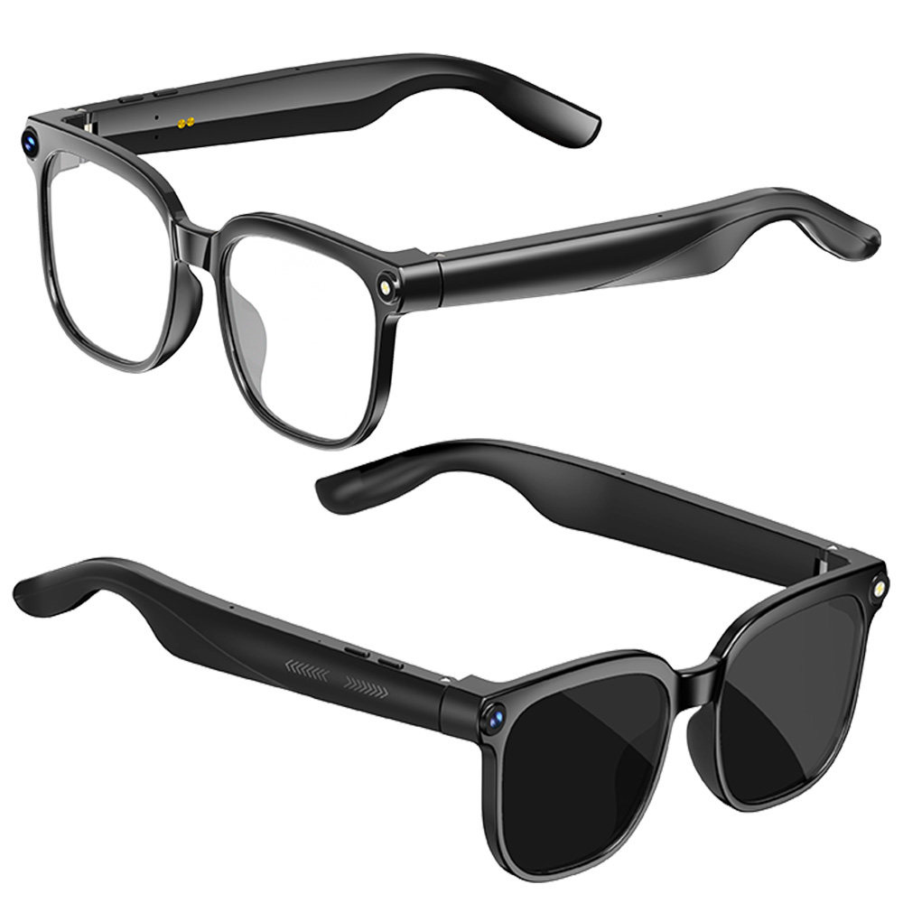 2026 M02S Smart Wearable Headset 1080P Camera HD Video BT Call AI Translation Sunglasses Video Recording Smart Glasses 2026