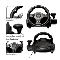Controlador de volante de carreras de 270 grados para PS4/PS3/Xbox one/Xbox 360/Nintendo Switch/PC/Android