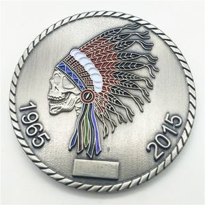 Moneta personalizzata <span class=keywords><strong>India</strong></span> 1910 europa oro placcato in argento ottone monete antiche in vendita - Product Image 3