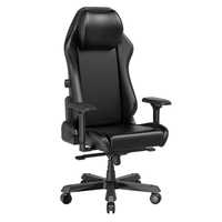 Chaise de bureau de jeu AJUNION à dossier haut, accoudoirs 4D, soutien lombaire 4D, en cuir PU, ergonomique, avec repose-pieds