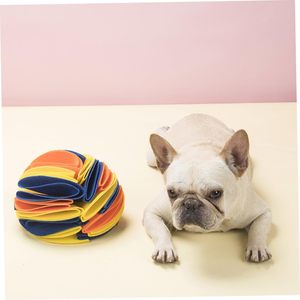 Balle à renifler en peluche lavable pour chien, colorée et interactive, pour dissimuler des friandises, jouet de puzzle pour chien pour soulager l'ennui (vente en gros) - Product Image 4
