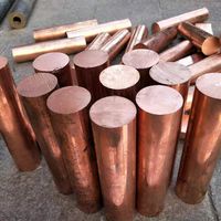 Cuag0.1 Tige en alliage de cuivre argenté 2-90mm Barre ronde Barre en cuivre massif 99.99 Fourniture du fabricant pour le soudage