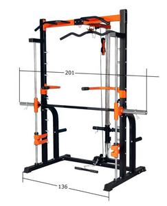 DW SPORTS <span class=keywords><strong>Cage</strong></span> de puissance de levage de poids de Machine de Smith robuste de Fitness Commercial de haute qualité - Product Image 2