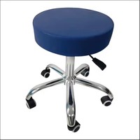Chaise de salon roulante réglable, tabouret de maquillage, siège de travail pour barbier, pour spa et salon U-D01