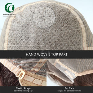 วิกผมแท้ 100% ผมยุโรปแบบเวอร์จิ้น รุ่นใหม่ปี 2022 ขนาด 6 นิ้ว 8 นิ้ว 10 นิ้ว วิกผมผู้หญิงแบบฉีดลูกไม้ เงางาม เรียบลื่น แบบผมมนุษย์ ฝรั่งเศส - Product Image 4