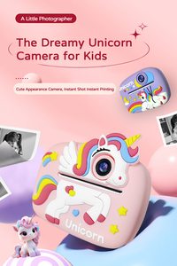 Fotocamera Istantanea per Bambini a Forma di Gattino con Doppia Lente, Schermo 2.4 Pollici Full HD, Angolo di Visione 180°, Memoria Integrata 32G - Product Image 5