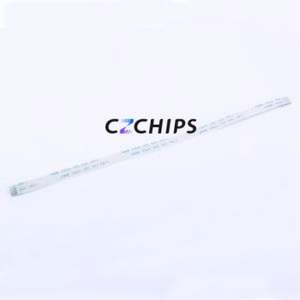 HX FFC-1.0-6P-200mm FFC Cable (Flexible Flat Cable) P=1mm Connector 6P 1mm 0.3mm Non-Inverting - Product Image 1