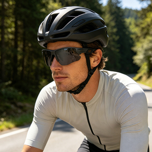 Gafas de Ciclismo TR90 con Media Montura, Lentes de PC con Protección UV400, Resistentes al Viento, Ajuste Estable, Gafas para Ciclismo de Montaña, Lentes Deportivas - Product Image 2