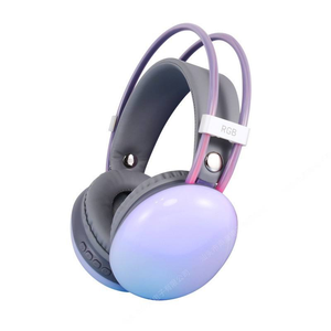 하이 퀄리티 사용자 정의 무선 게임 헤드폰 Oem <span class=keywords><strong>RGB</strong></span> LED 조명 마이크가있는 블루투스 스테레오 게이머 헤드셋 - Product Image 5