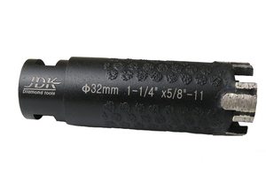 Foret diamanté JDK, scie cloche diamantée avec filetage 5/8-11 pour le perçage du granit, du marbre, des blocs de pierre et du béton armé - Product Image 2