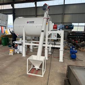 Mélangeur à ruban de 3000 litres pour mortier sec et mortier de maçonnerie, machine d'emballage à valve scellée, personnalisable, certifiée CE - Product Image 1