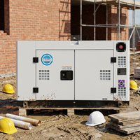 Groupe électrogène diesel industriel ShanHua DH9500 refroidi par air, super silencieux, 5KW 6KW 7.5KW, démarrage électrique ATS 50/60Hz