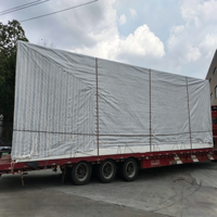 Centre de données mobile conteneurisé 40 pieds préfabriqué, refroidissement AC N+1, capacité informatique de 200 kW pour l'informatique cloud IA, conteneur de centre de données