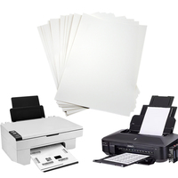 100 feuilles d'autocollants en vinyle auto-adhésifs blancs PP PET, imperméables, imprimables, format A4, film pour étiquettes jet d'encre pour emballages de médicaments